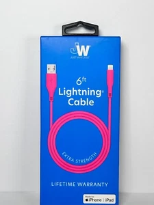 Just Wireless MFi-Certified 6ft Lightning Cable Extra Strength Pink - Picture 1 of 1