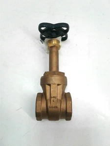 Nibco NL0500B T-111 1-1/4" Bronze Threaded Gate Valve 125# Rising Stem Qty 1 - Picture 1 of 5