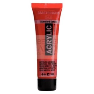 COLORE ACRILICO 396 ROSSO NAFTOLO M AMSTERDAM "ACRYLIC" TUBO DA 20ML - Imagen 1 de 4