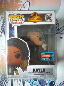 Funko Pop! MOVIES : JUSASSIC WORLD - KAYLA No1268 - LIMITED EDITION - Picture 1 of 2
