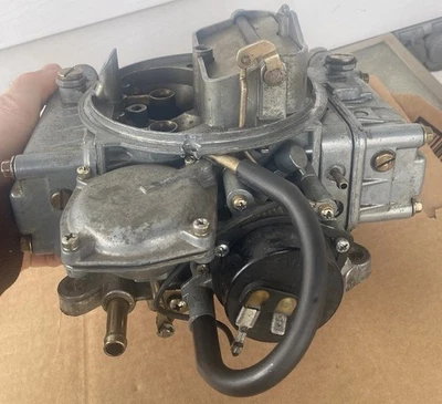 Carburador Holley 600 cfm 4 barriles, vacío secundario, estrangulador eléctrico Holley 4160 Foto 1 de 4
