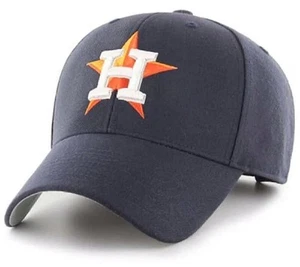 HOUSTON ASTROS HAT NAVY BLUE MVP AUTHENTIC MLB BASEBALL TEAM ADJUSTABLE NEW CAP - Picture 1 of 3