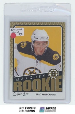 2009-10 O-Pee-Chee Marquee Rookie Brad Marchand #790 Boston Bruins - Image 1 of 3