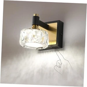 Wall Sconce, LED Wall-Mounted Light with USB Charging Port, 1-Light Circle - Picture 1 of 7