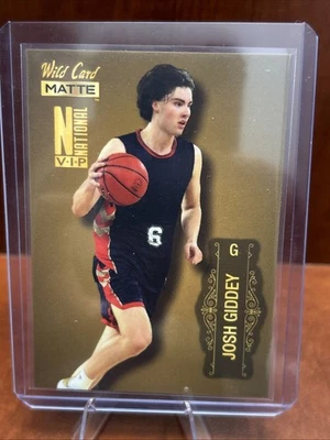 2022 Wild Card Matte JOSH GIDDEY - National VIP - GOLD #MBN-11 - Image 1 of 2