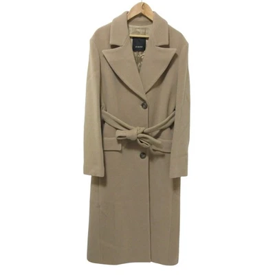 PINKO подпоясанный шерсти Chesterfield пальто, размер 38, верблюд женщин б/у - Изображение 1 из 4