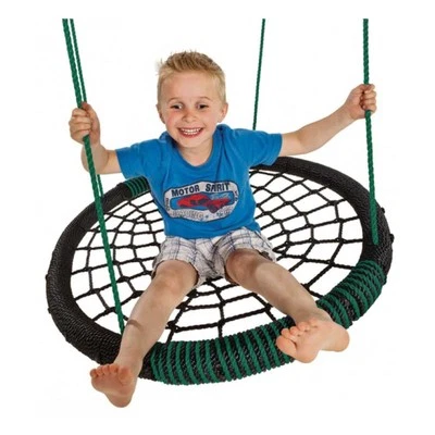 Residential Oval Birds Nest Swing - Black / Green - image 1 of 4