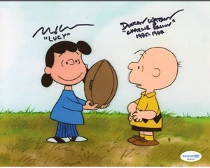 MELANIE KOHN/ DUNCAN WATSON Signed 8x10 Color Photo LUCY & CHARLIE BROWN ACOA - Picture 1 of 1