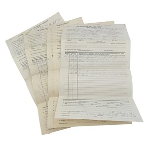 Original 1947 The Denver & Salt Lake Railway Co Freight Train Delay Reports - Picture 1 of 6