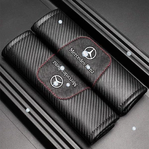 For Mercedes Benz 2pcs Car Seat Belt Cover Shoulder Cushion Pad Protector - Bild 1 von 7