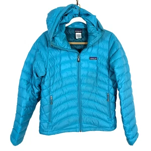Patagonia womens Down Sweater Full-Zip Hoody Blue Size M - Picture 1 of 11