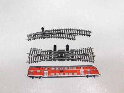 DP8-0.5# Märklin H0 AC Lot Switches Slight Defects K-Track 2275 Curved Switch - Image 1 of 3