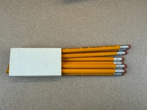 Posten 9 neue ungespitzte Vintage Mallard Pencil Co. Armada 90 Nr. 2 Bonded Bleistifte - Bild 1 von 6