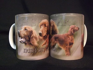 Tasse / Mug - motif chien   SETTER IRLANDAIS - Foto 1 di 1