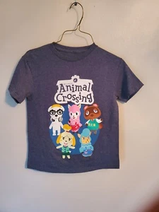 Animal Crossing Blue Graphic T Shirt Youth XS - Picture 1 of 2