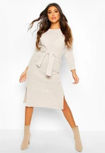 Mid Maxi Stone Coloured Dress - Picture 1 of 6