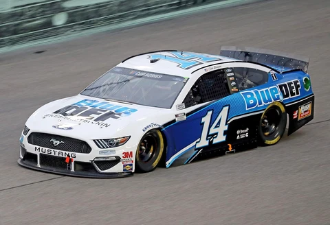 Clint Bowyer #14 Blue Def 2020 Mustang NASCAR 13x19 Poster Gloss Photo Print Cover