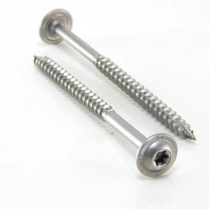 Dresselhaus Tellerkopfschrauben Edelstahl V2A Holzschrauben Ø 8 mm Schrauben c - Bild 1 von 9