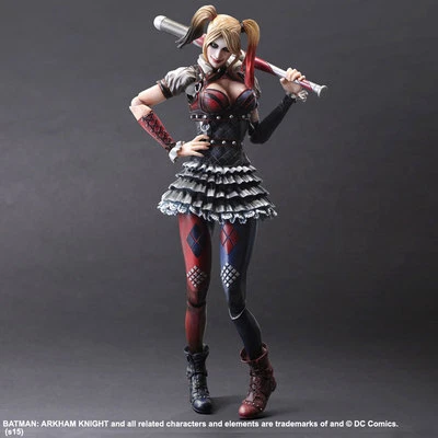 FIGURA KAI SQUARE ENIX DC HARLEY QUINN BATMAN ARKHAM KNIGHT NO 4 PLAY ARTS NUEVA Foto 1 de 4