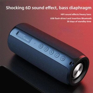 Powerful Bluetooth Speaker Bass Wireless Portable Subwoofer Waterproof Soun CS - Picture 1 of 17