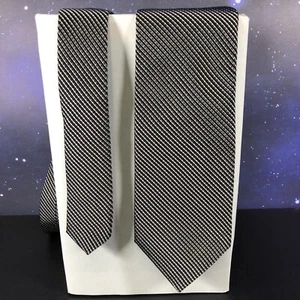 Brooks Brothers Krawatte neu mit Etikett Seide schwarz silbergrau - Bild 1 von 8