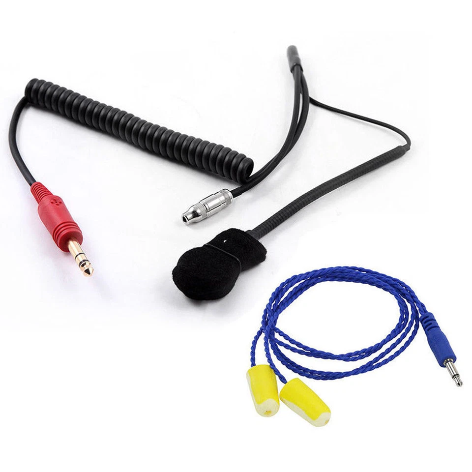 NASCAR Helmet Kit Earbuds COIL CORD Racing Radios Electronics Communications - Image 1 of 4