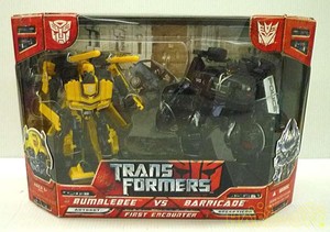 Hasbro Movie 2007 Box Bumblebee Vs Barricade Trans Formers