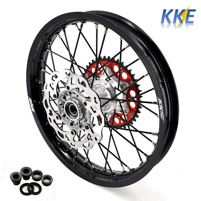 KKE 18 英寸铸造后轮圈 OrangeFit KTM EXC SX F XC XCW 125-530CC 2000-2024 — 第 1/4 张图片