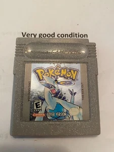 Genuine Pokemon Silver Version USA Nintendo Game Boy Game with New Battery - Picture 1 of 3