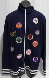 Nautica Intramural Sports Tournament Patch Full Zip Up Mens Jacket Size XXL - Picture 1 of 5