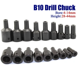 Black B10 Drill Chuck Arbor Coupler Clamp Coupling Connector Bore:4/5/6/8..-14mm - Picture 1 of 5