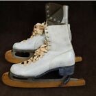Brooks Women's Ice Skates Size 9 1/2 w/ Wooden Guards