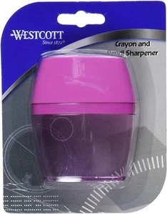 2 Hole Crayon and Pencil Sharpener, Assorted Colors (15234) - Picture 1 of 5