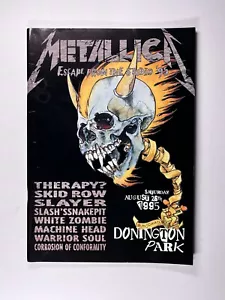 Donnington Park Programme Escape From The Studio Tour Therapy Slayer 1999 - Picture 1 of 13