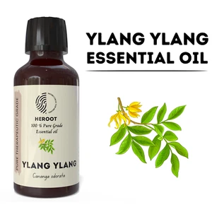 Ylang Ylang Oil Natural Essential Oil for Calming Mood Boosting Skin Nourishment - Picture 1 of 7
