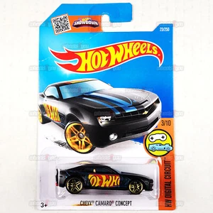 2016 Hot Wheels CHEVY CAMARO CONCEPT #23 schwarz - HW Digital Circuit - 1:64 DHP54 - Bild 1 von 3