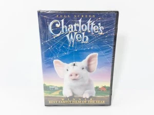 Charlotte's Web Full Screen Edition DVD Factory Sealed, New - Imagen 1 de 2