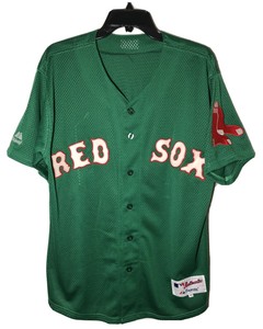 green red sox jersey