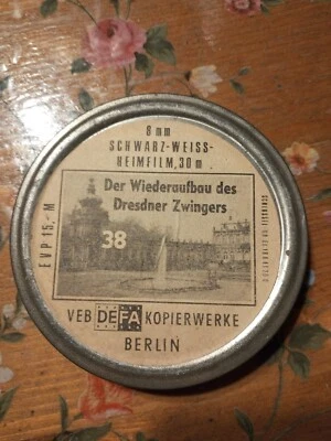 Defa heimfilm nr.38, Wiederaufbau Dresdner Zwinger 8 mm normalacht/superacht - Bild 1 von 3