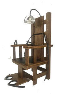 1/6 Holz elektrischer Stuhl Szenenrequisiten Modellzubehör für 12 Zoll Actionfigur Spielzeug - Bild 1 von 6