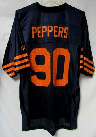 Reebok Chicago Bears #90 Peppers Men's Size Small Jersey A1 5670 Cover