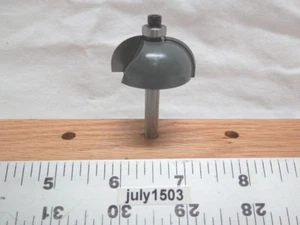(1) NEW MLCS 1/2" Radius Cove Carbide Tipped Router Bit 1/4" Shank n2 - Picture 1 of 4
