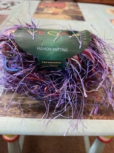 Sirdar Vegas designer knits eyelash novelty yarn Purple And Many More Colors. - Picture 1 of 5