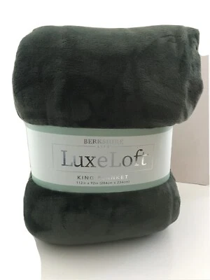 Manta Berkshire Life LuxeLoft King 112”X92” Verde NUEVA Foto 1 de 4