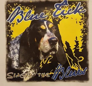 BLUETICK HOUNDS SINGIN' THE BLUES COONDOG COON HUNTING #526-N POCKET SHIRT - Picture 1 of 5