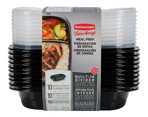 3.7 Cup Meal Prep Food Storage Container with Built-in Dividers - Picture 1 of 5