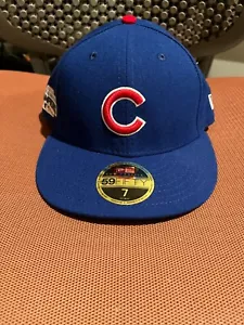 New Era 59FIFTY Chicago Cubs MLB 2016 World Series Champs Fitted Hat Size 7 - Picture 1 of 5