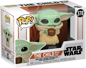 Funko Pop! Star Wars The Mandalorian The Child with Cup Bobble Head Figurine NEW - Picture 1 of 10