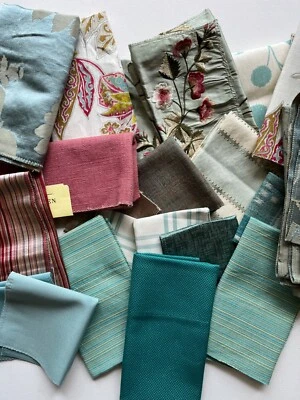 Lot of FABRIC REMNANTS Various Sizes - Image 1 of 4