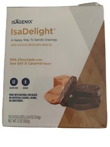 Isagenix IsaDelight Sea Salt and Caramel Milk Chocolates; exp. 5/24
